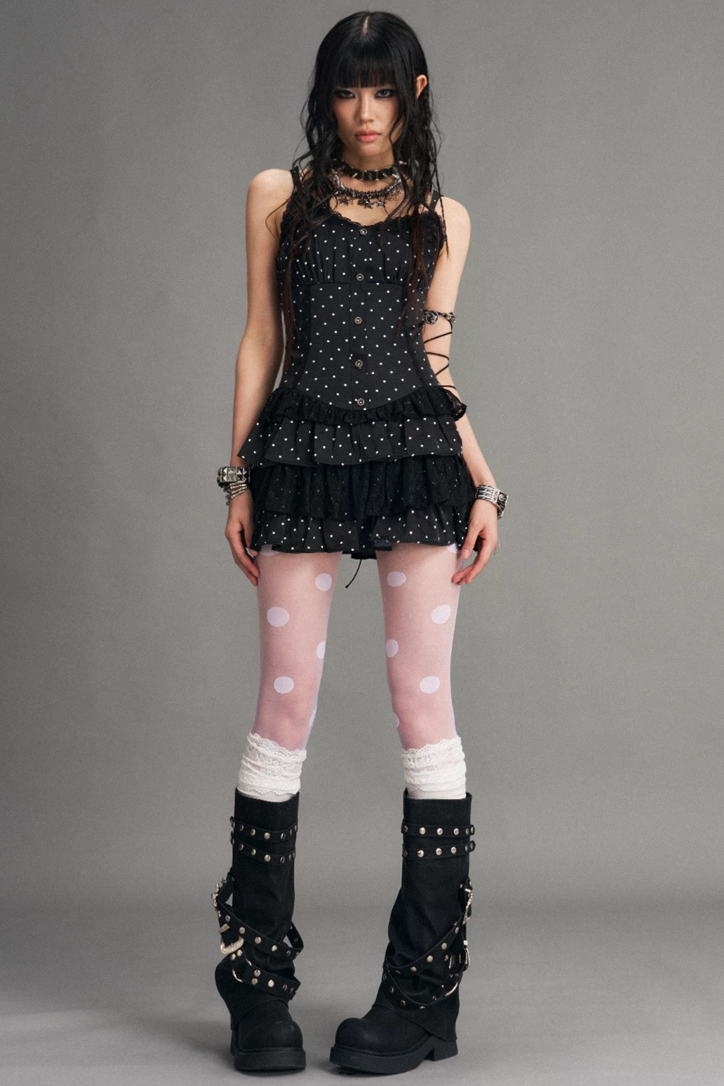Retro Polka Dot Dress