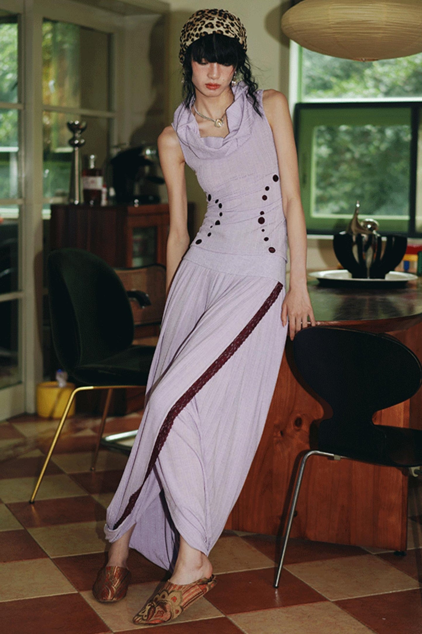 Full Length Silhouette Skirt