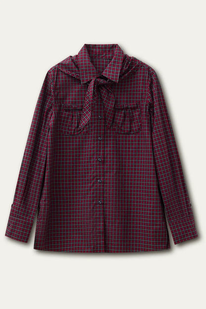 College Style Check Shirt