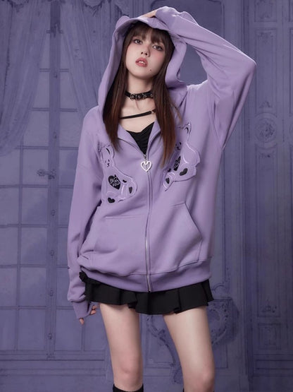 Bear Casual Hooded Sweatshirt