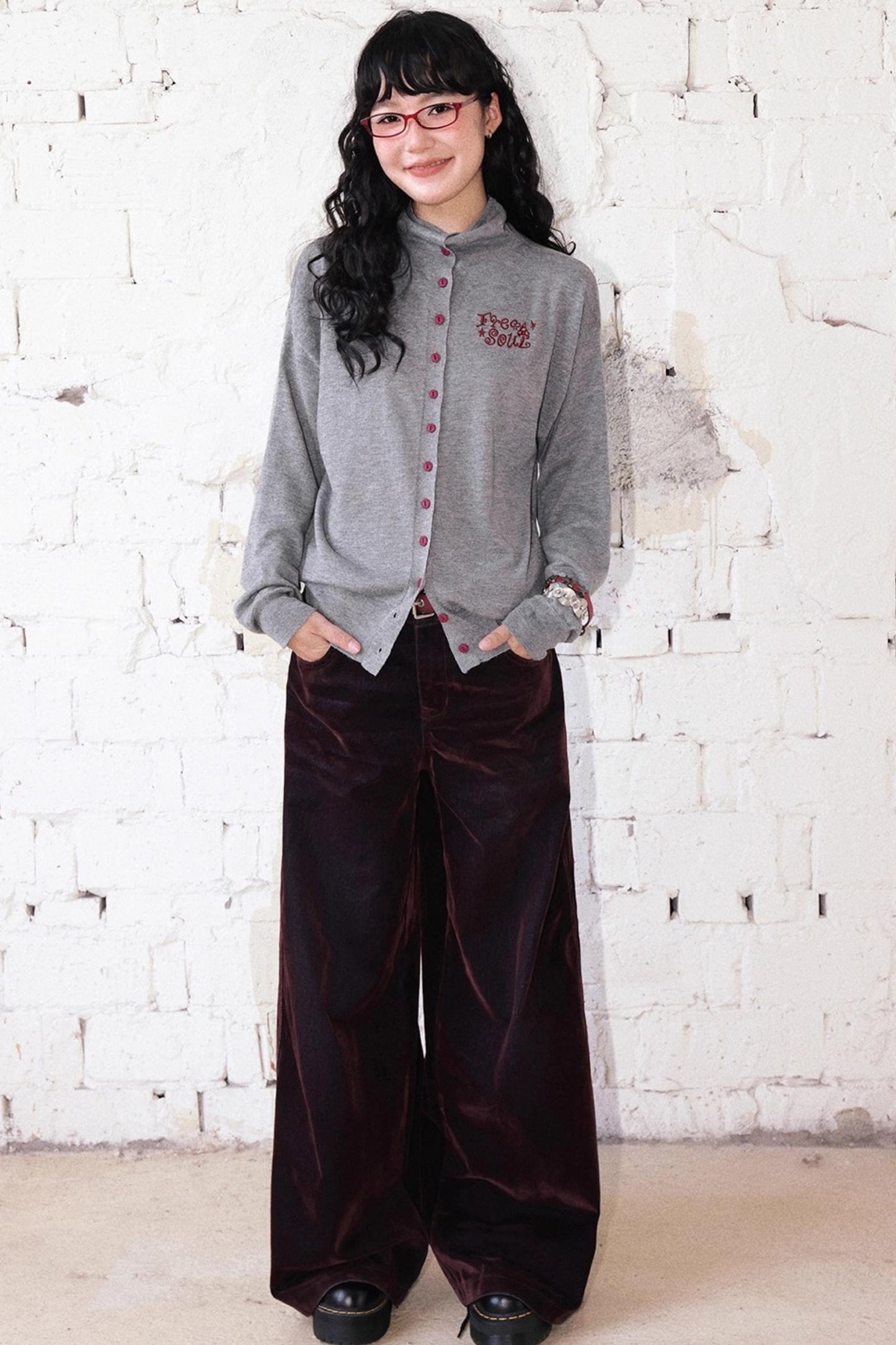 Flocked Light-Reflective Jeans