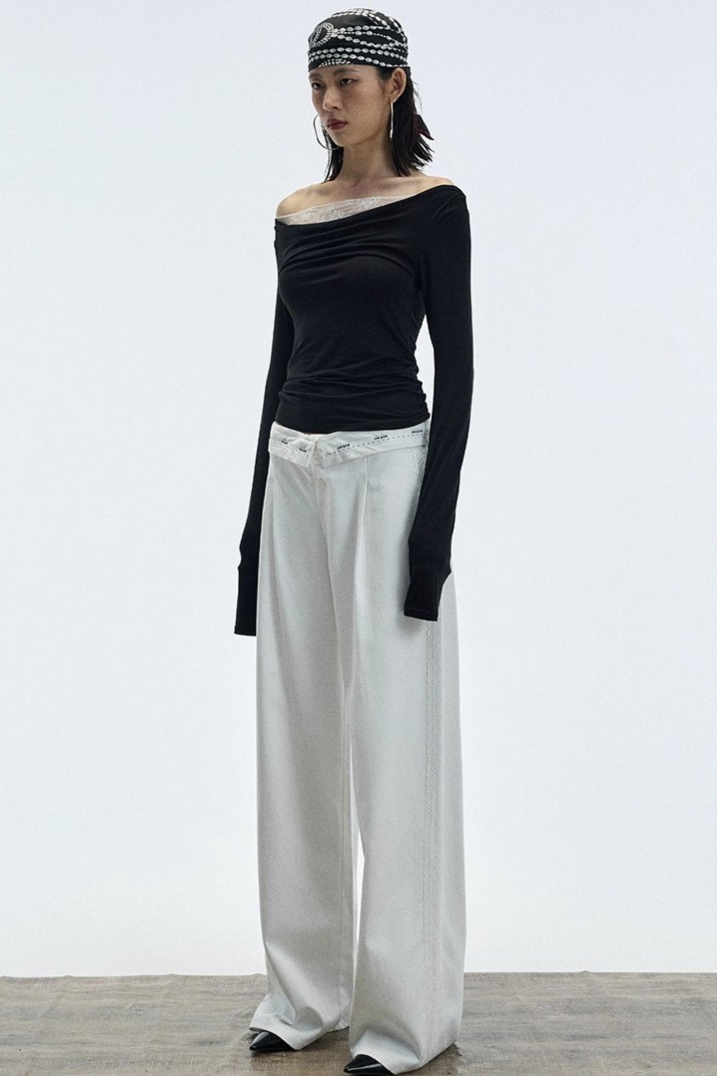 Patchwork Lace Swing Top