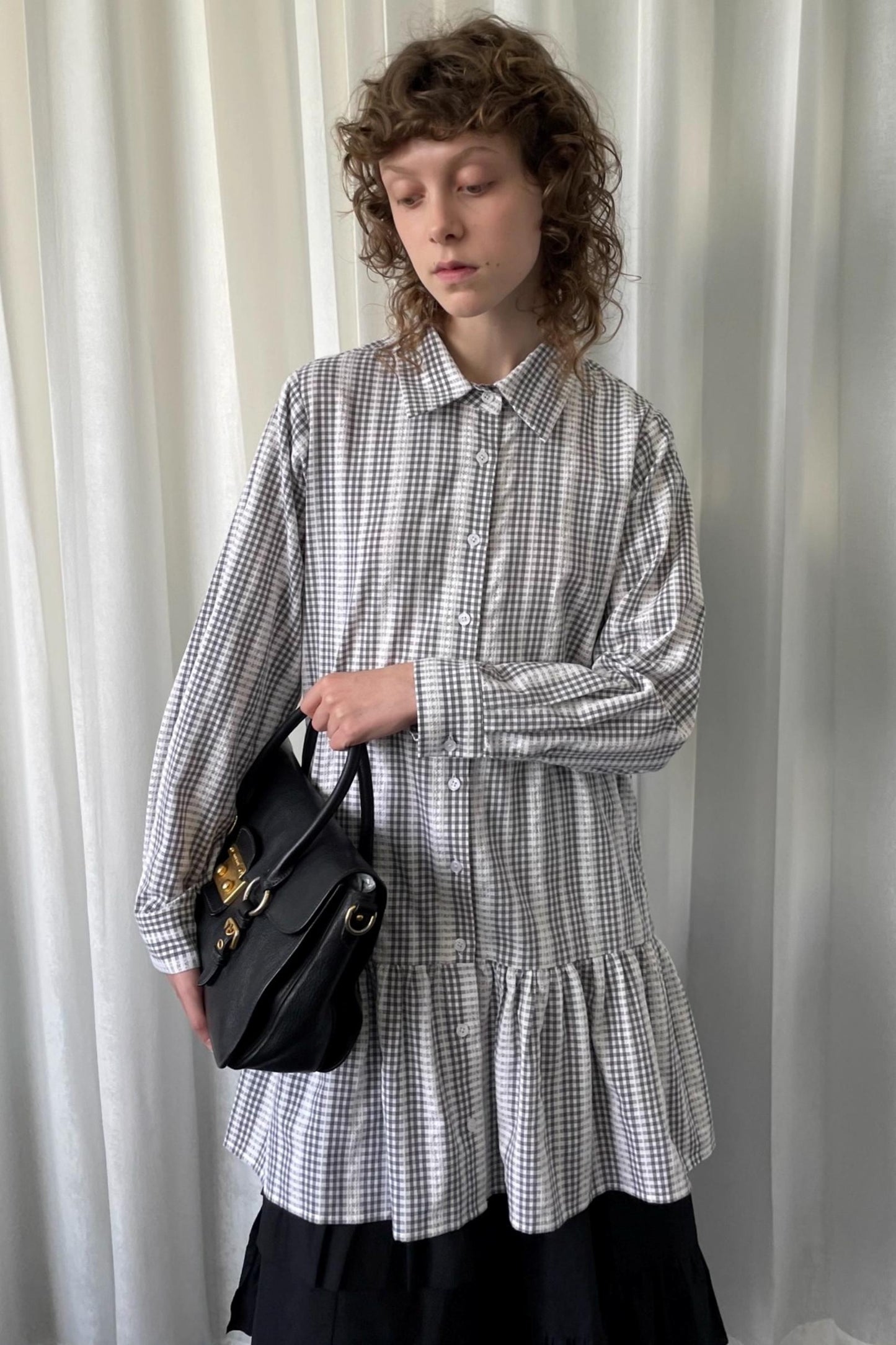 Loosestripe Long Sleeve Shirt Dress