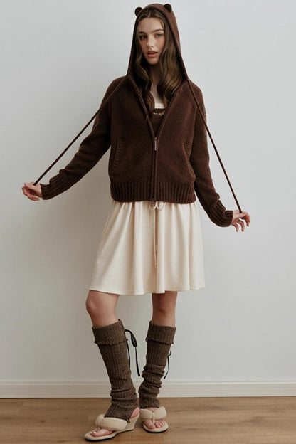 Chenille Lace-Up Sock Covers