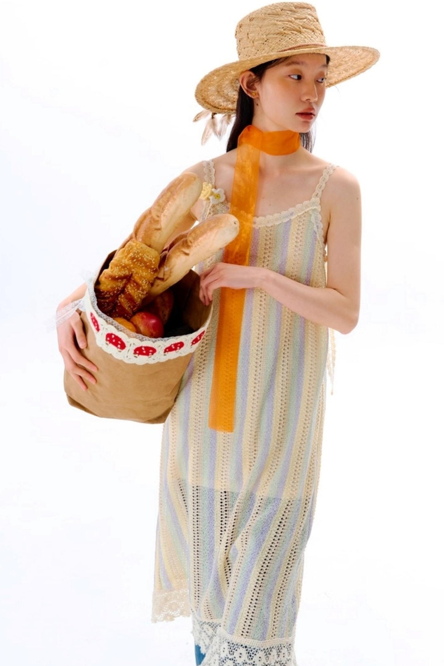 Rainbow Bohemian Hand Hook Flower Dress