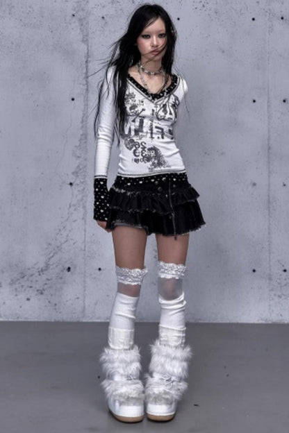 Retro Vintage Patchwork Top