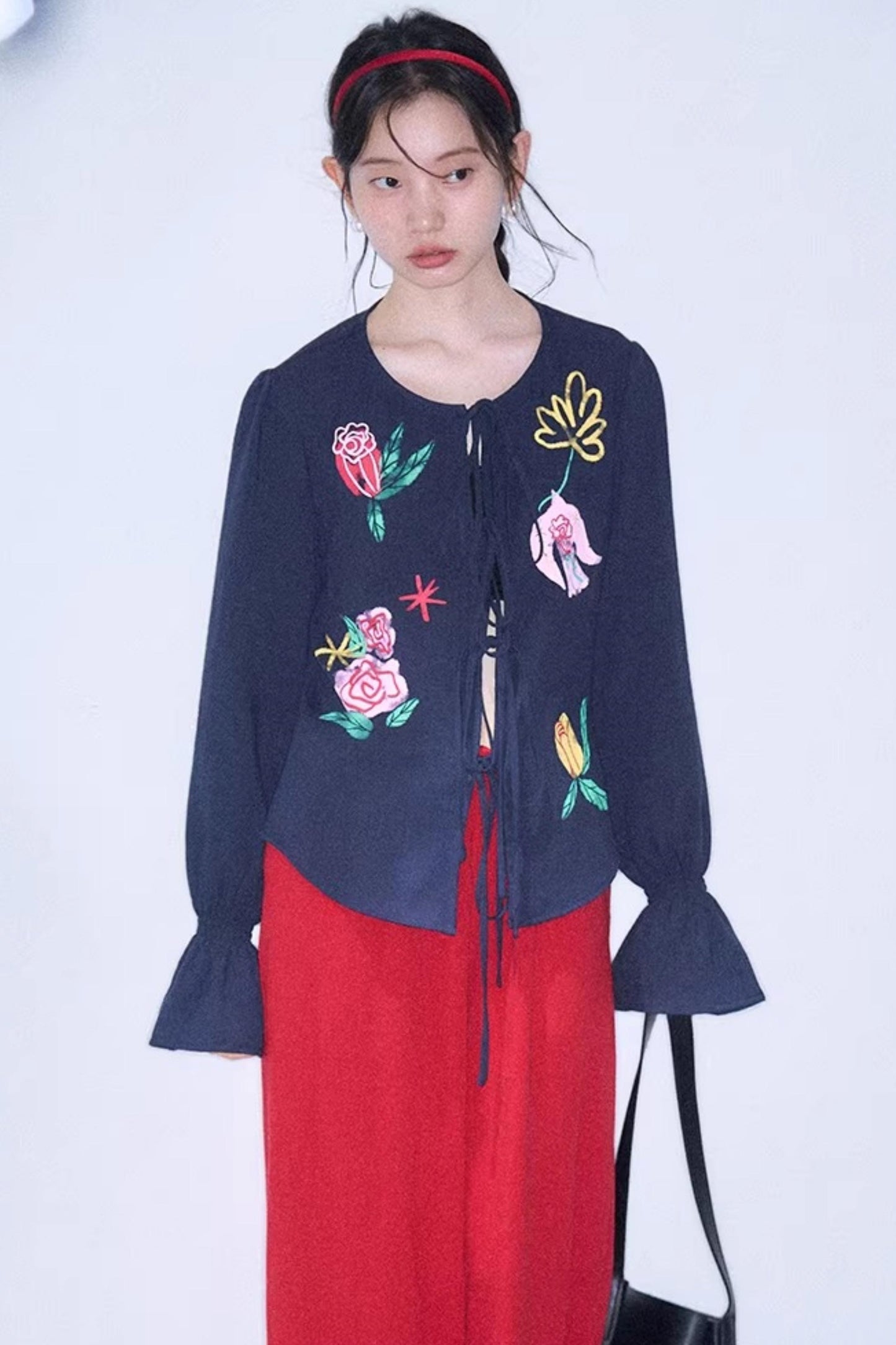 Bird and Rose Linen Blouse