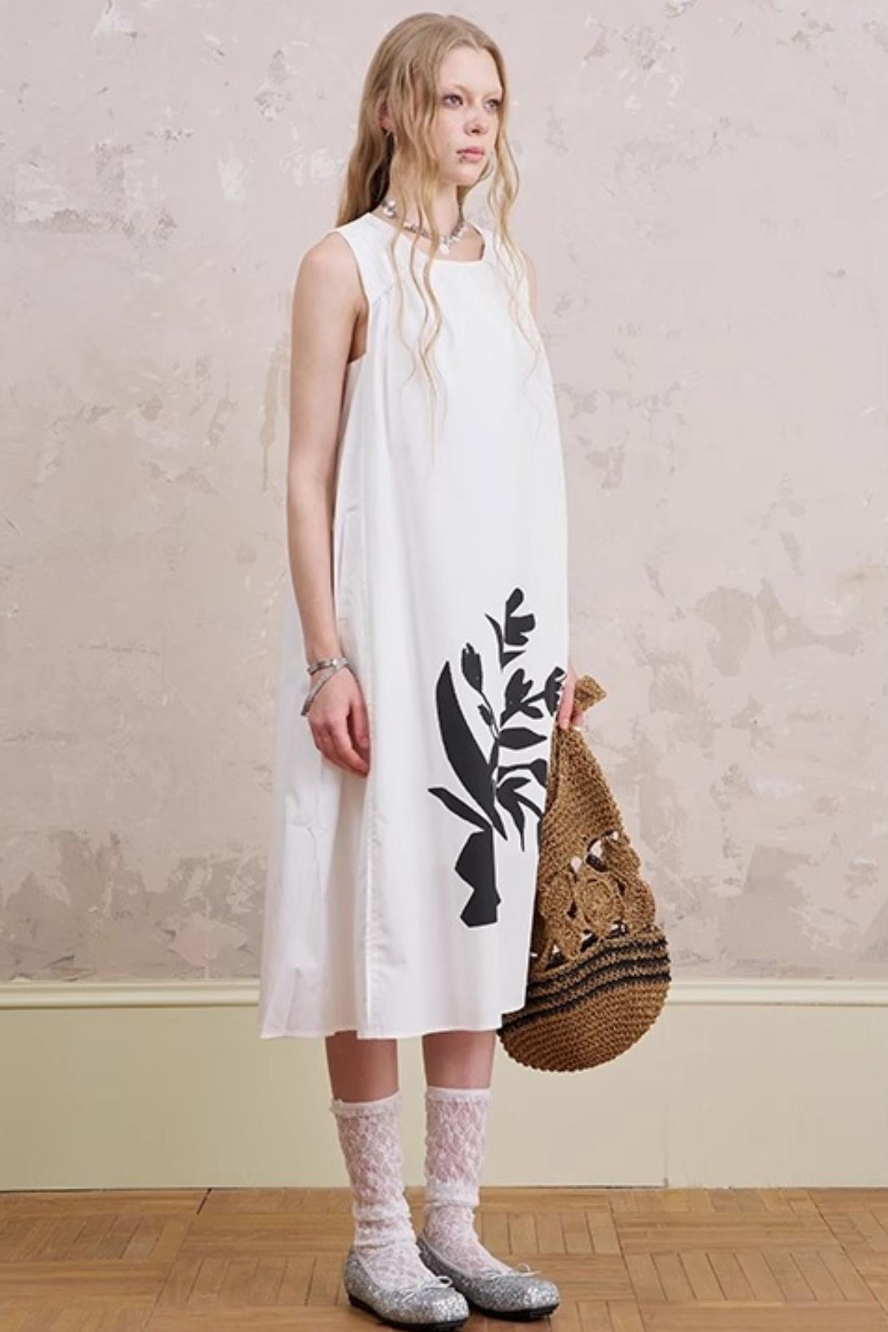 Floral Sleeveless Summer Dress