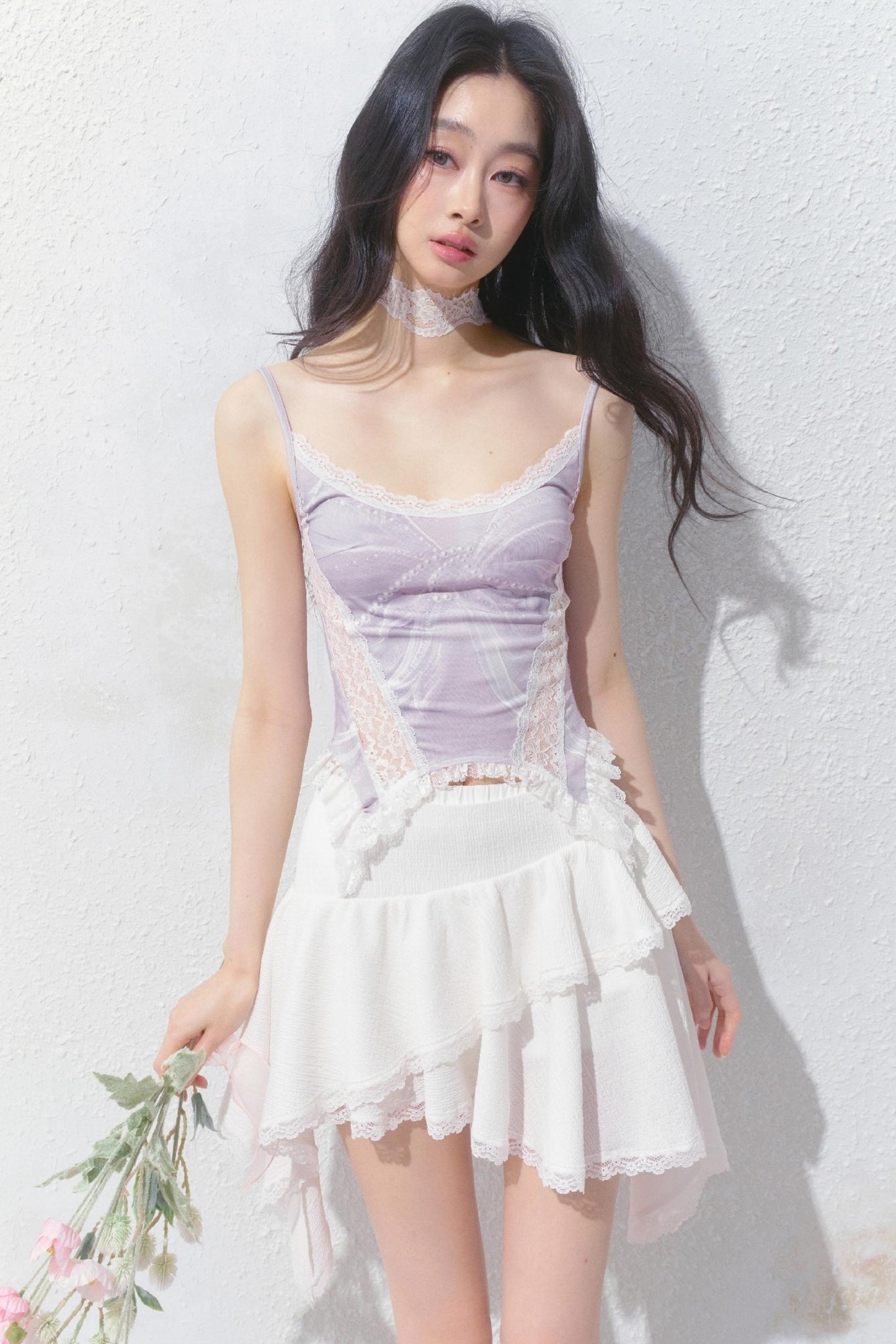 Romantic White Skirt