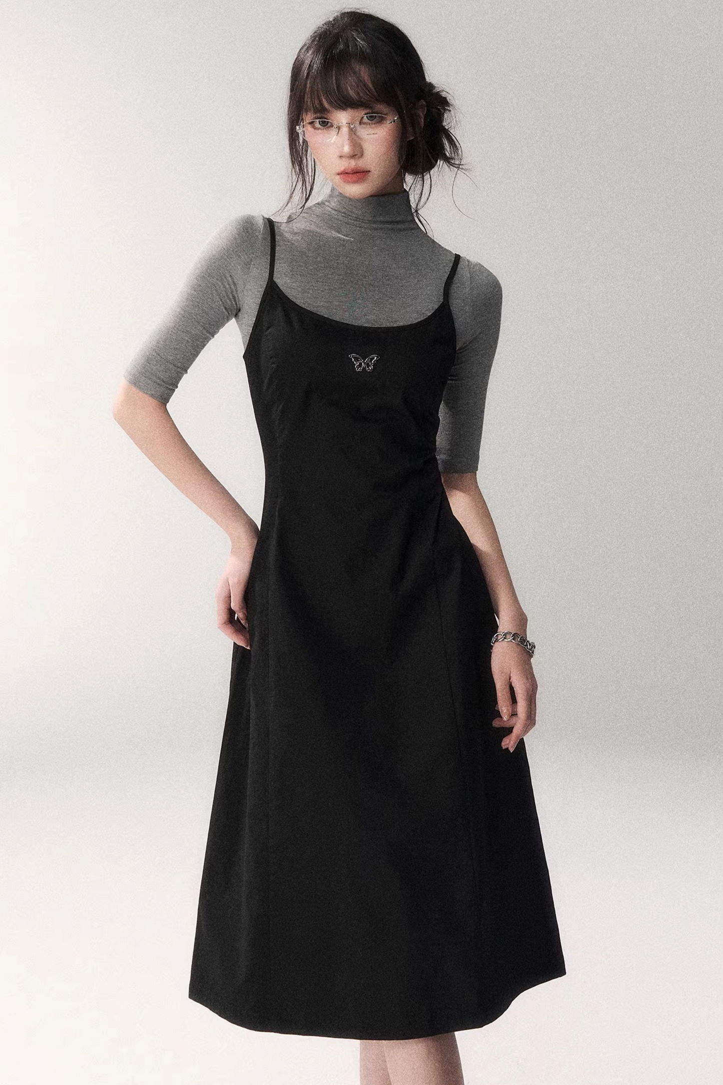 Retro Pure Cotton A-Line Dress