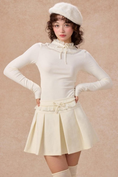 Moonlight Lace Knit Top Set-Up