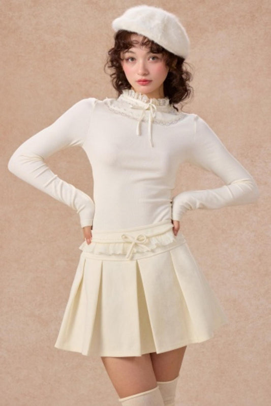 Moonlight Lace Knit Top Set-Up