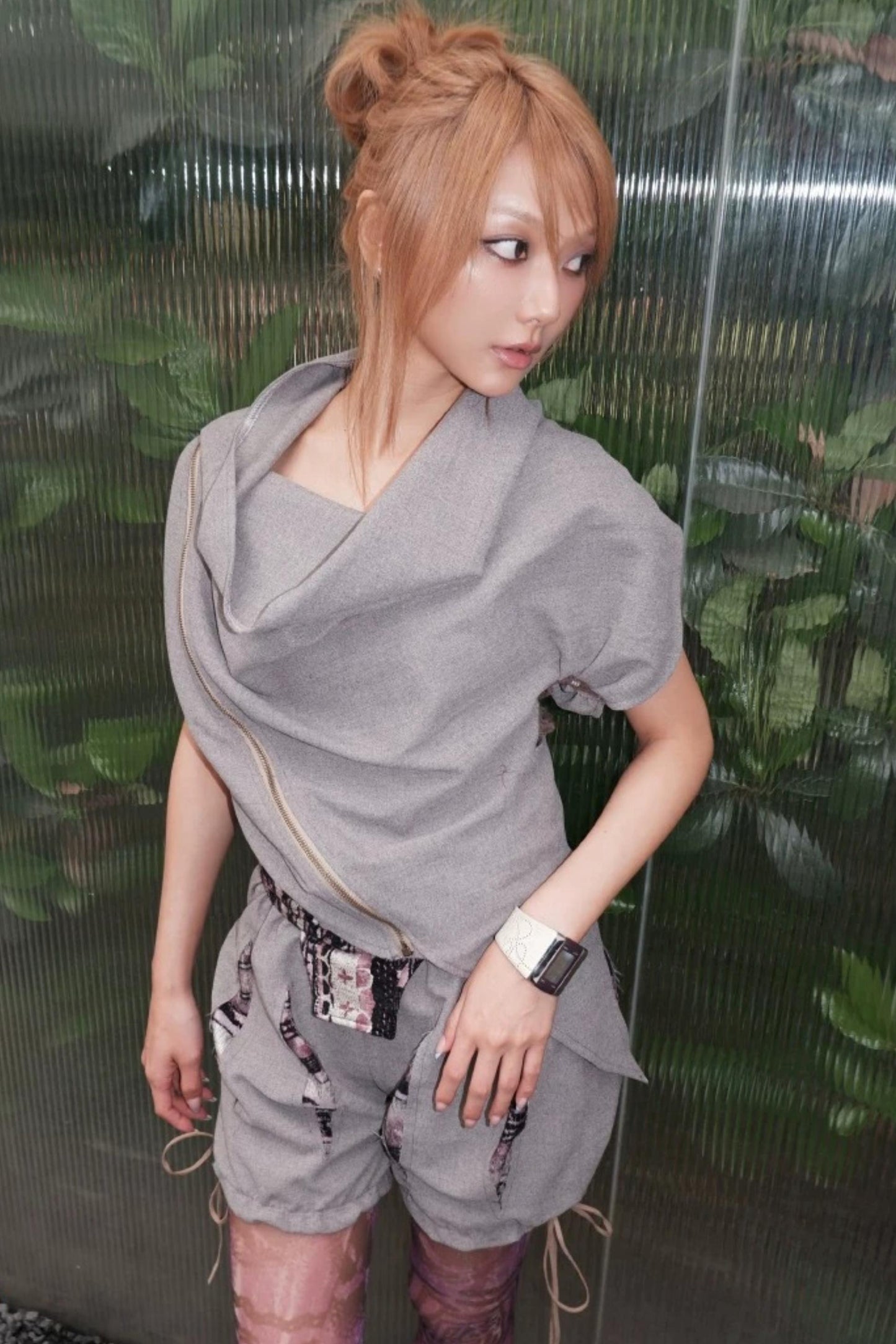 Asymmetrical Layered Collar Vest