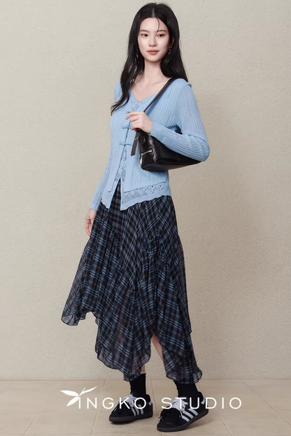 Ingko Cloud Blue Cardigan