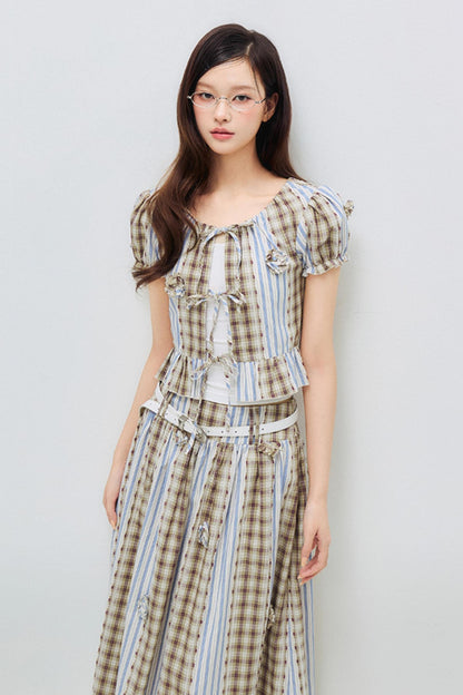 Floral Patchwork Bastier Skirt Set-Up