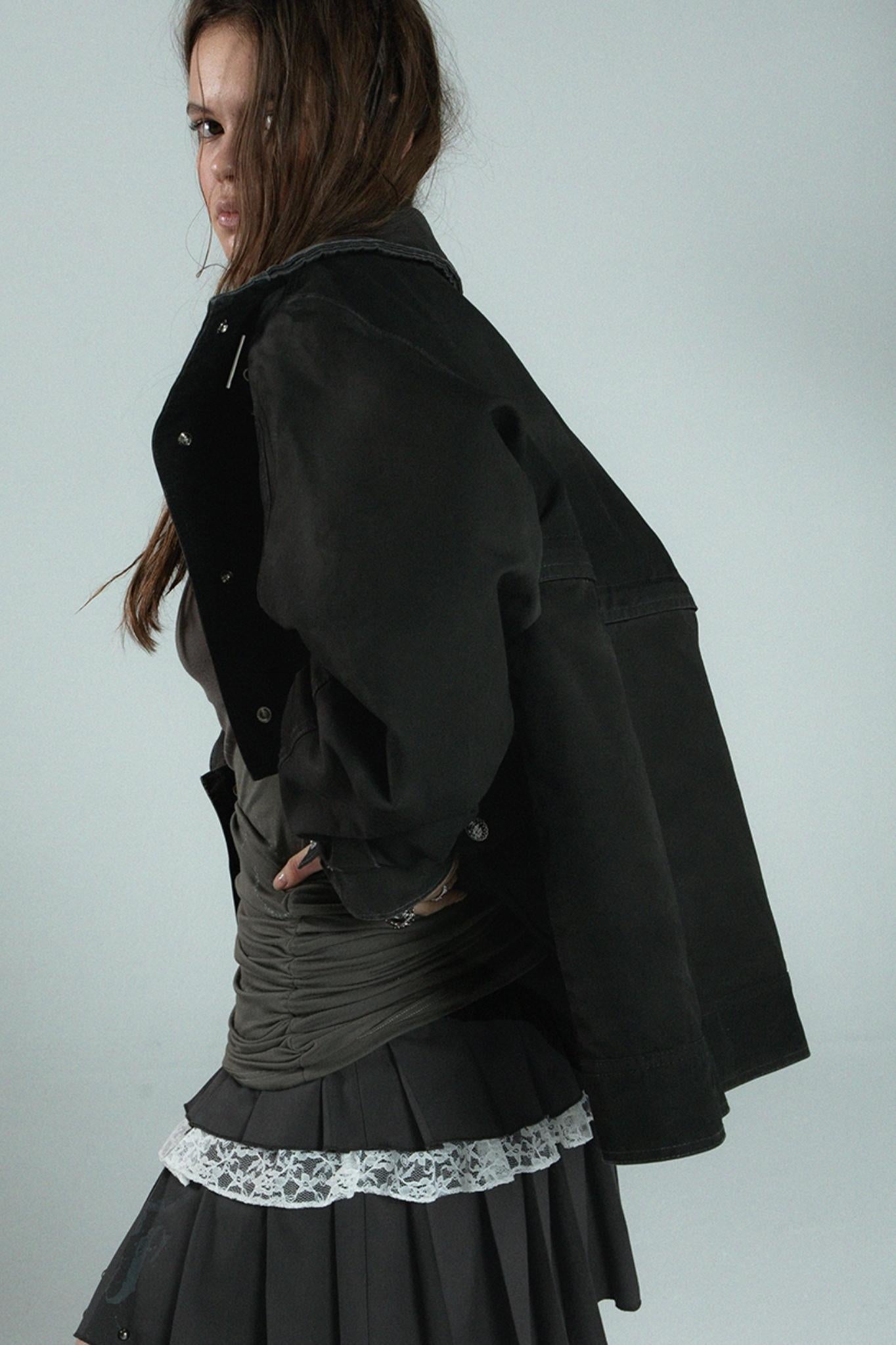 Detachable Two-Way Cargo Cotton Coat