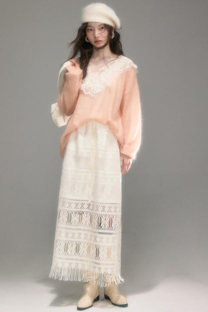 Original Monologue Fringe Skirt