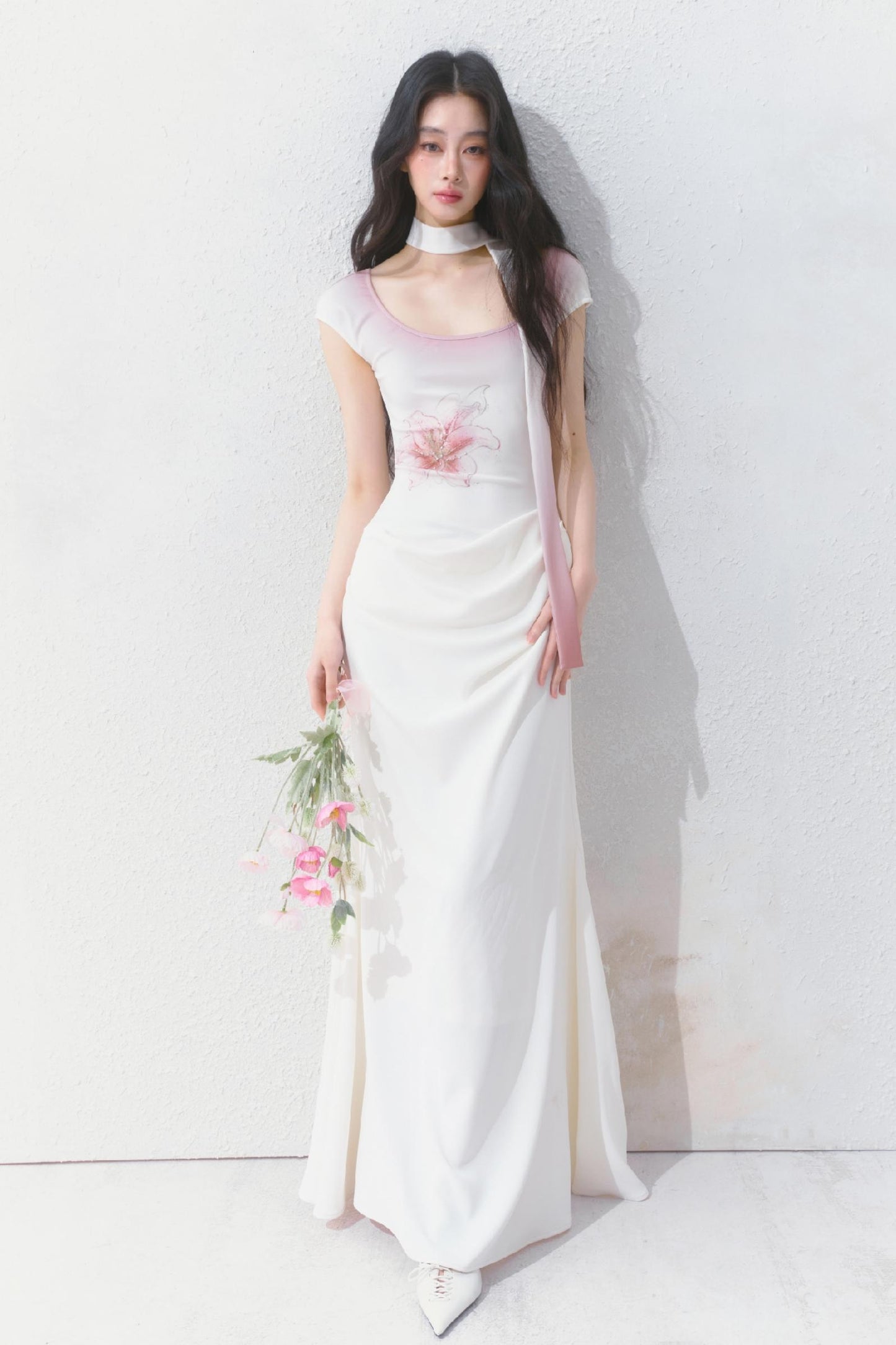 Elegance Tantalum Print Dress