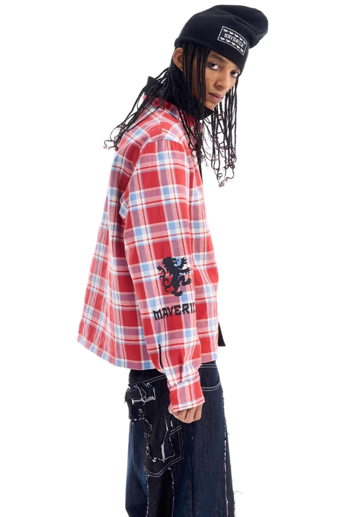 Reversible Plaid Shirt Jacket