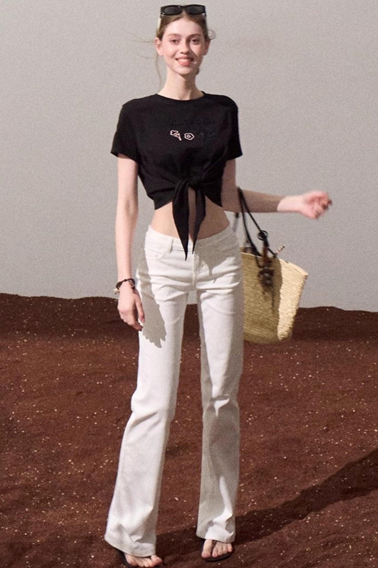 Summer Elegance Antibacterial T-Shirt