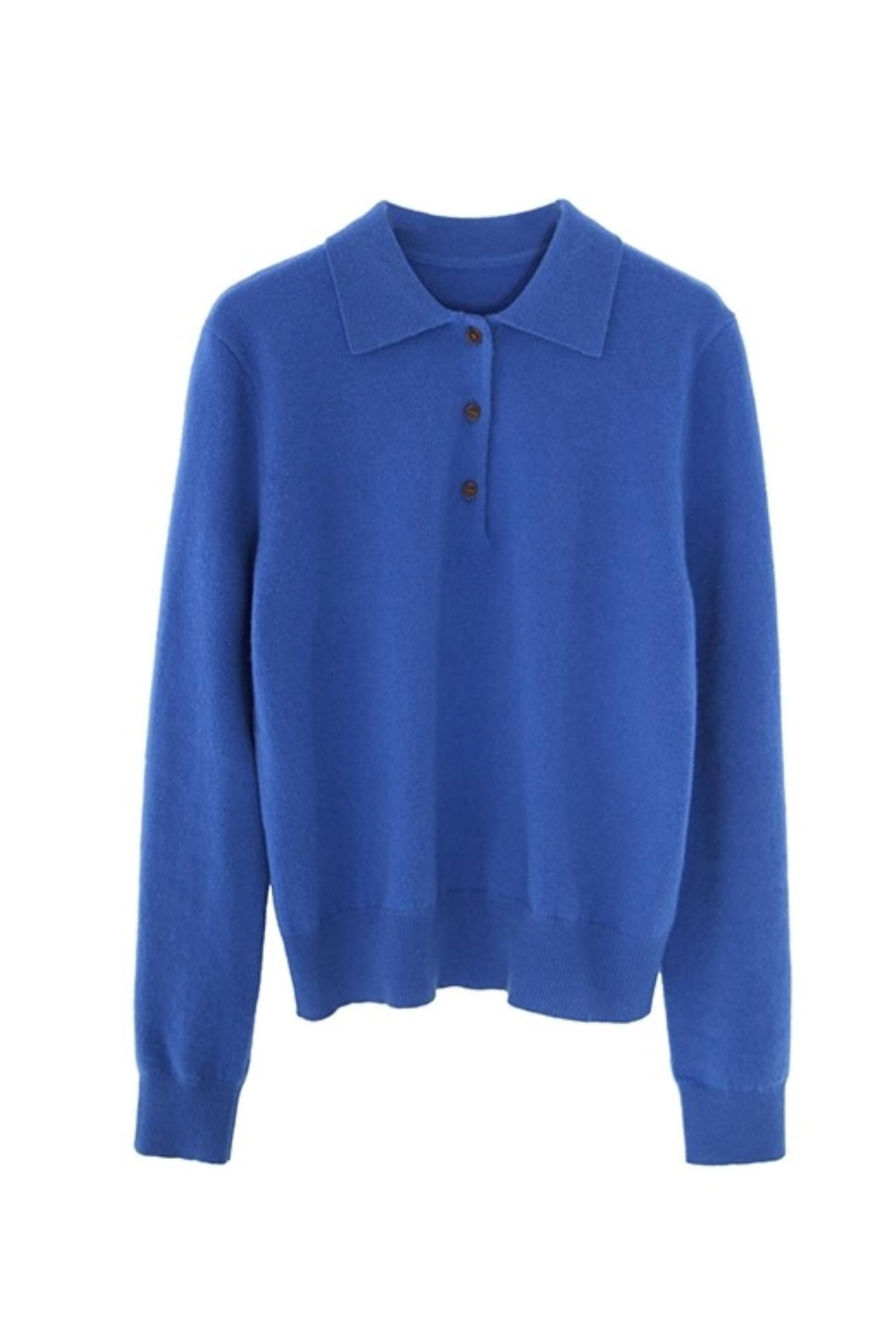 Niche Wool Polo Sweater