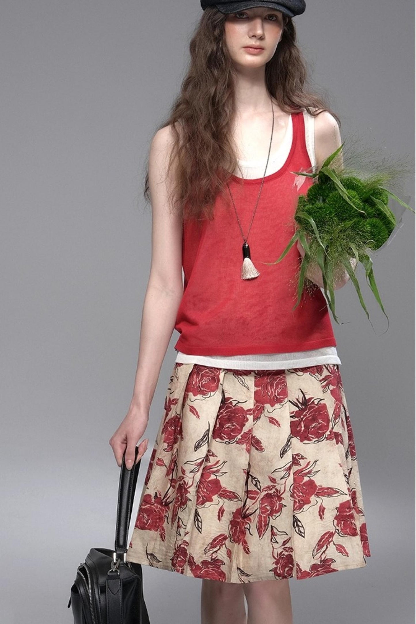 Tri-Color Linen Vest