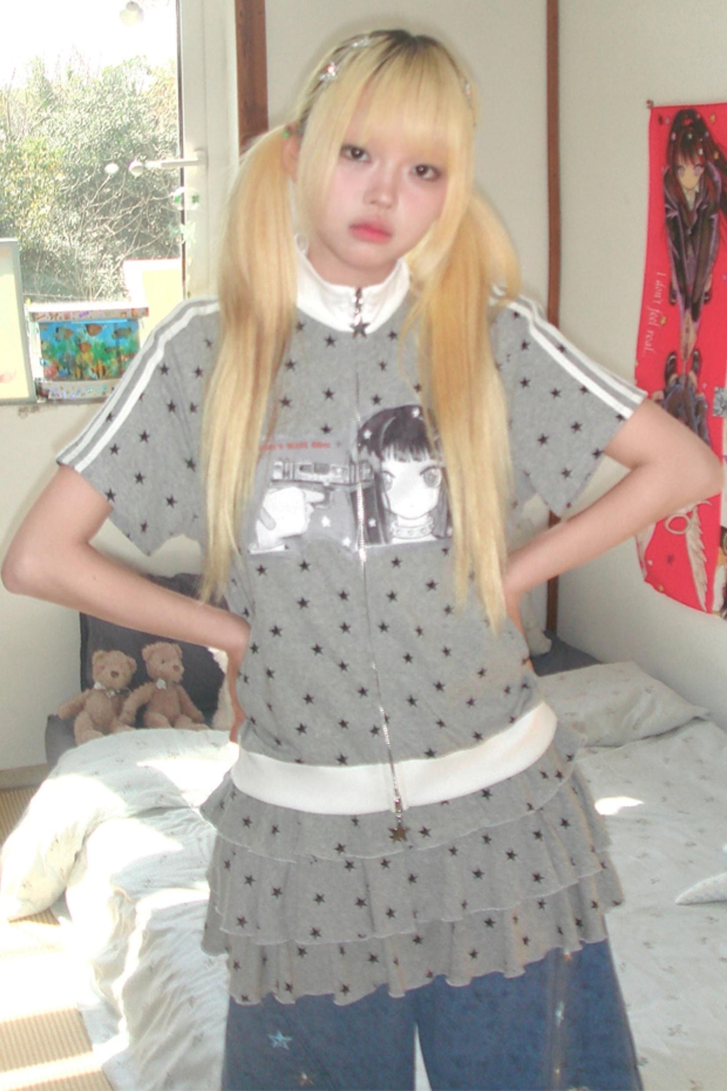 Starry Layered Cake Dress