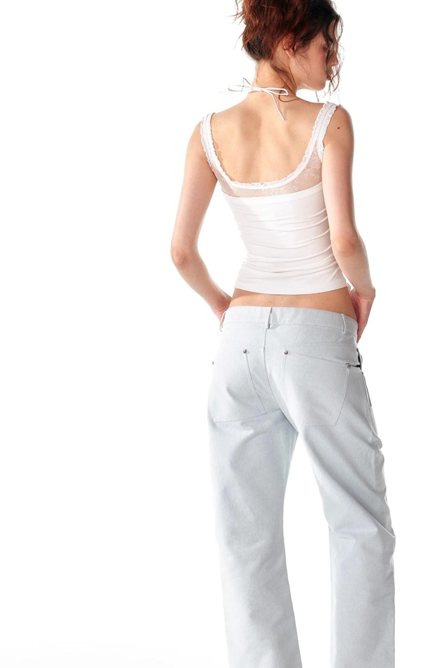 Lace-Trimmed Slim Fit Camisole