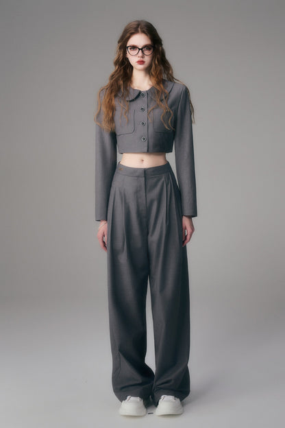 Loose Drape Suit Pants