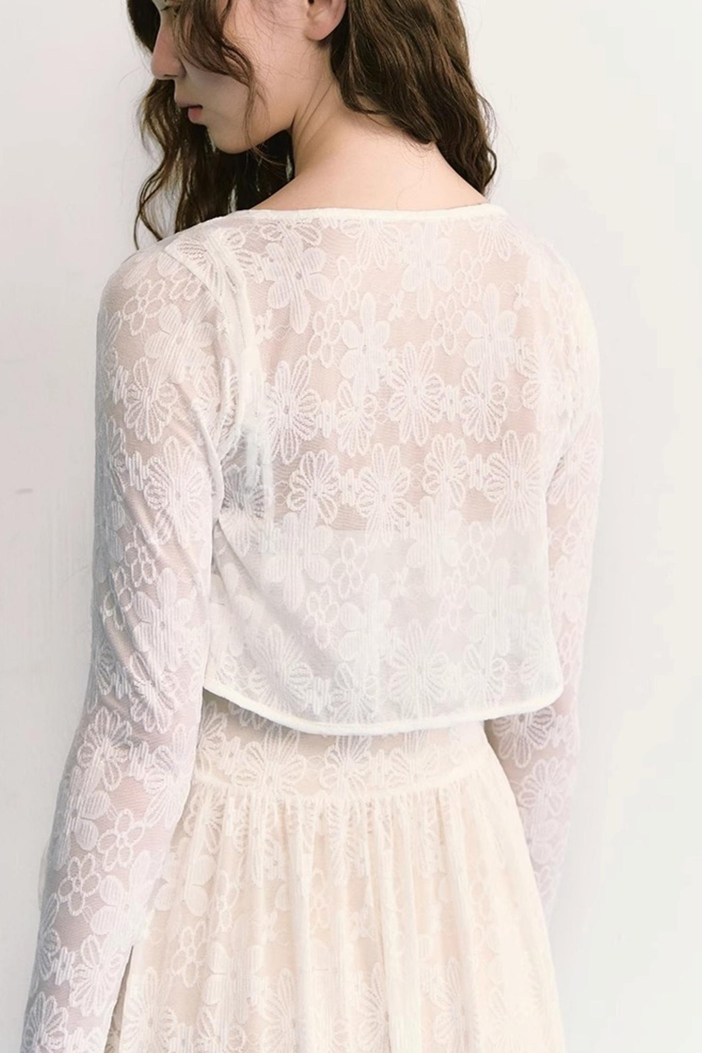 Lace Jacquard Dress Set-Up