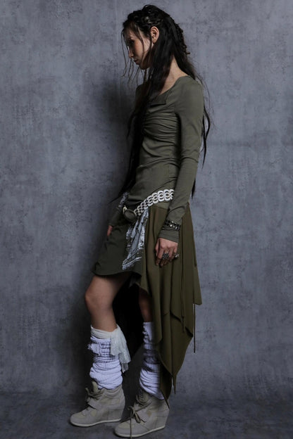 Autumn Original Fringe Wrap Skirt