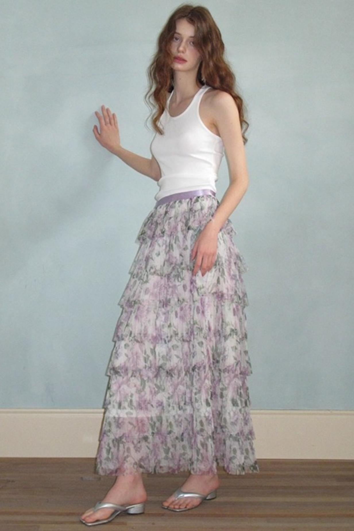 Tatasi Floral Romance Skirt