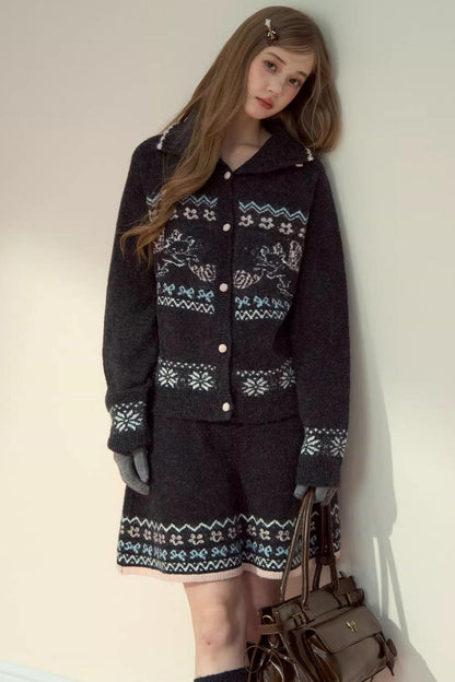 Knit Elegance Jacket Set-Up