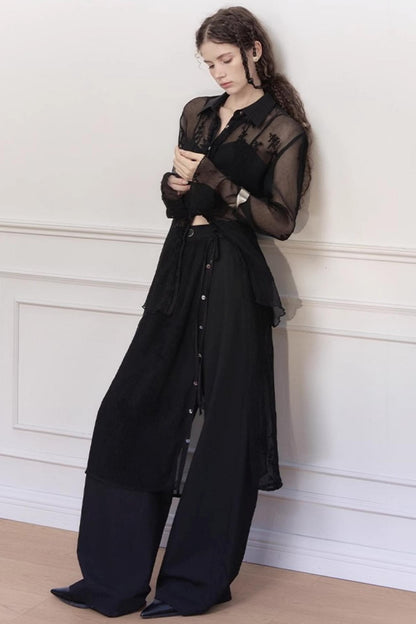 French Layered Sunscreen Top