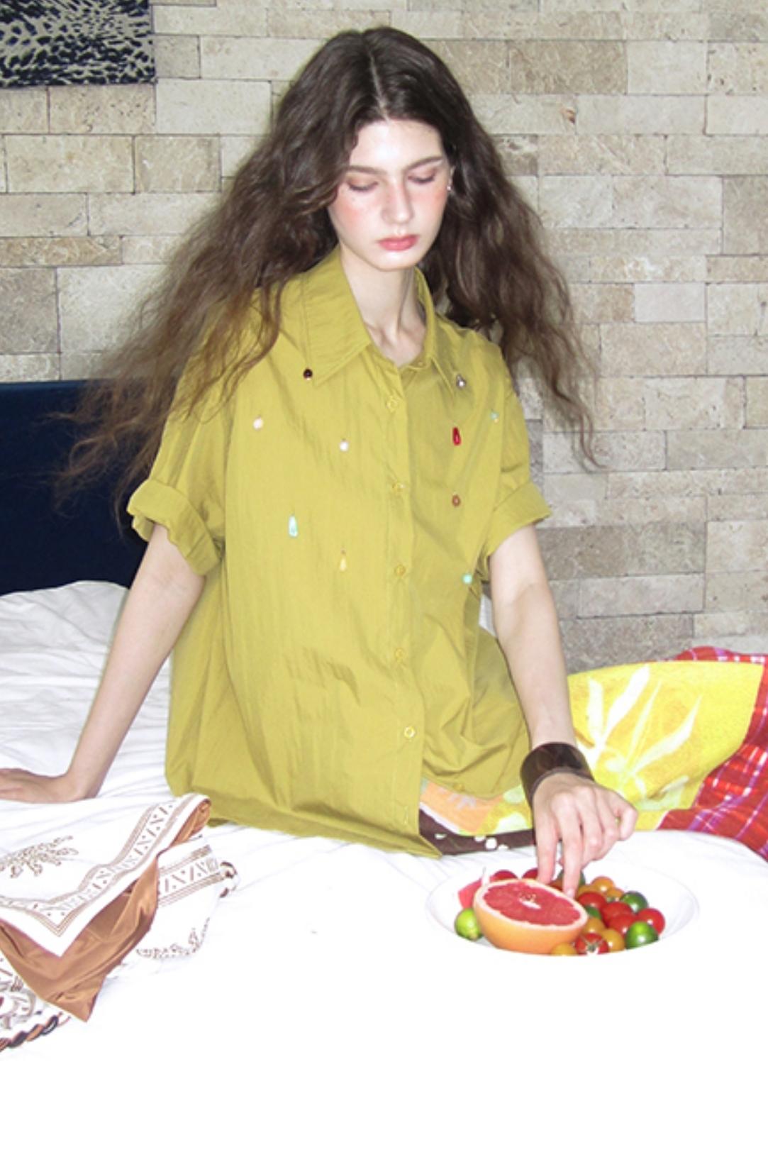 Sunset Tide Line Pleated Skirt