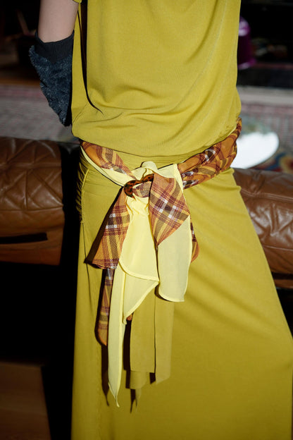 Swing Collar Maxi Dress