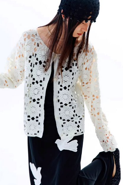 Floral Dream Häkeljacke