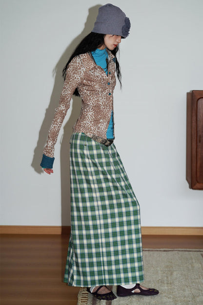 Autumn Leopard Knit Top