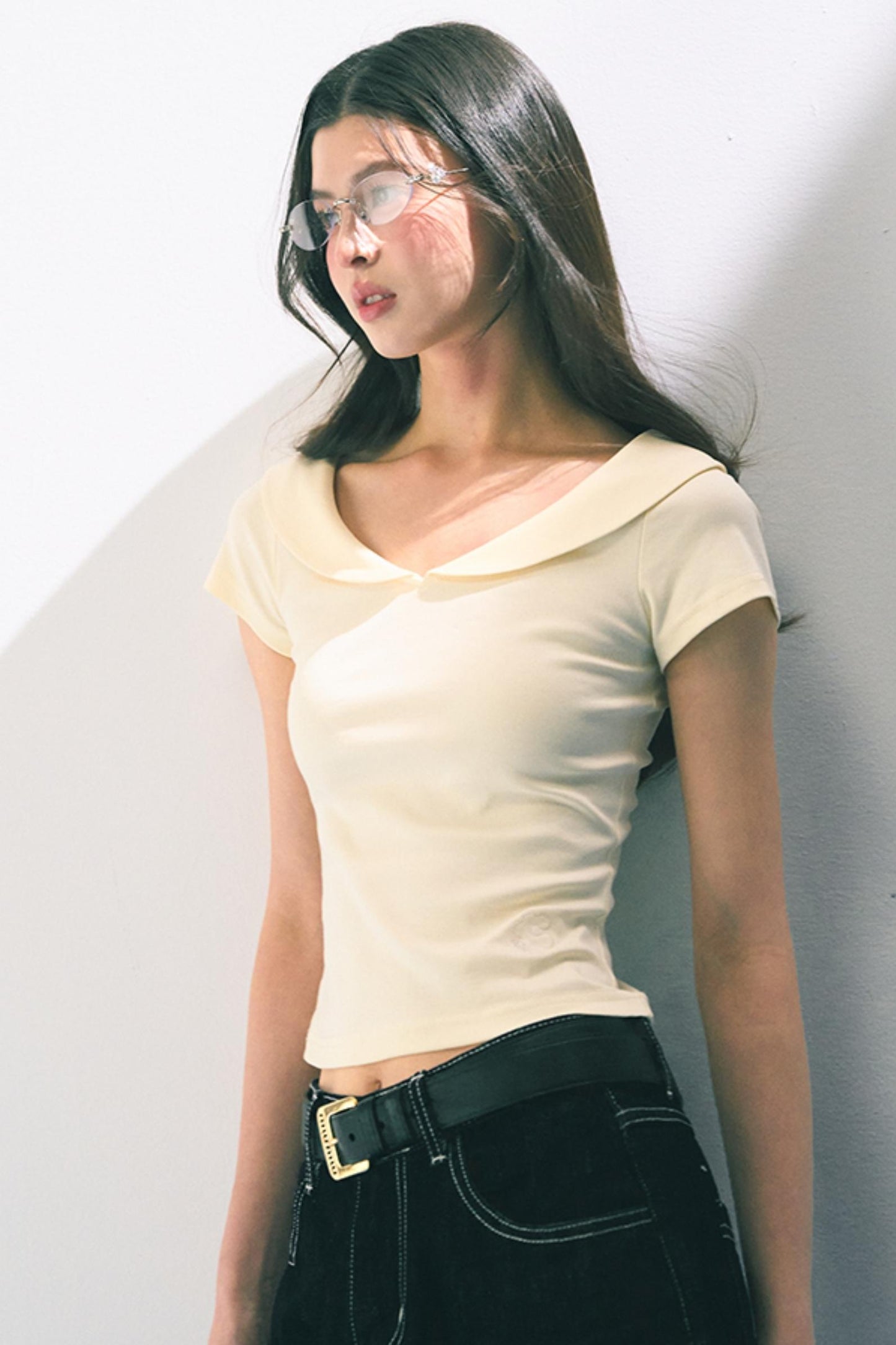 Minimalist Knit Slim Fit Top