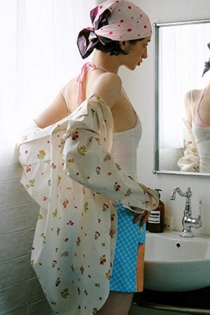 Summer Plaid Print Skirt