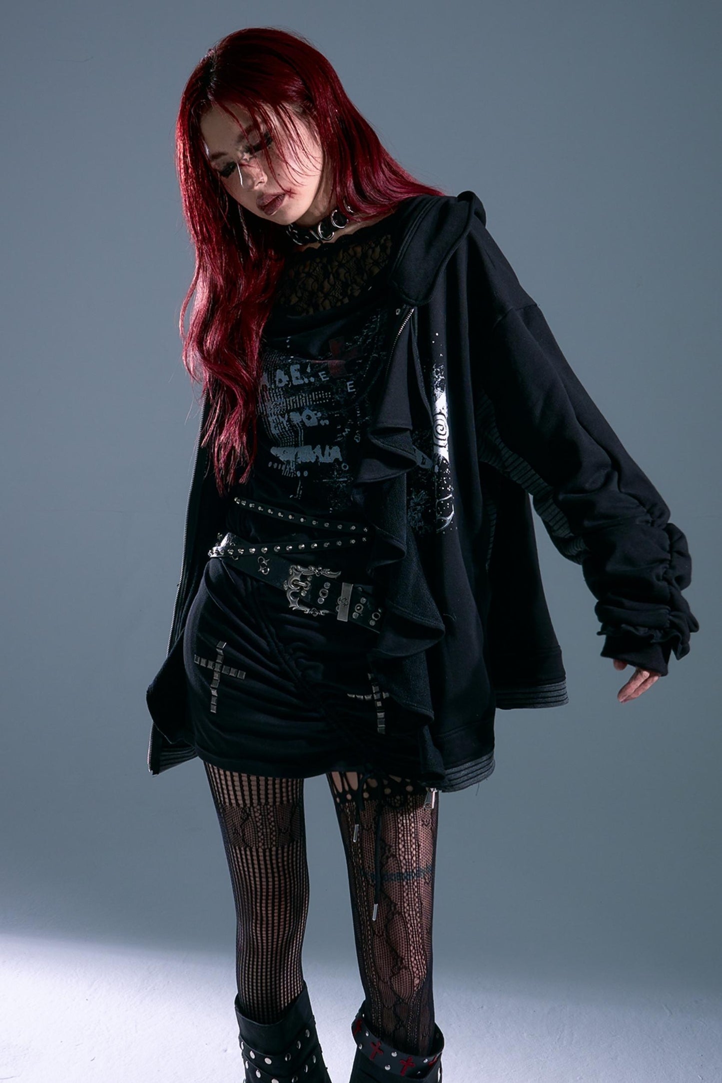 Autumn Hooded Sweatshirt Cardigan