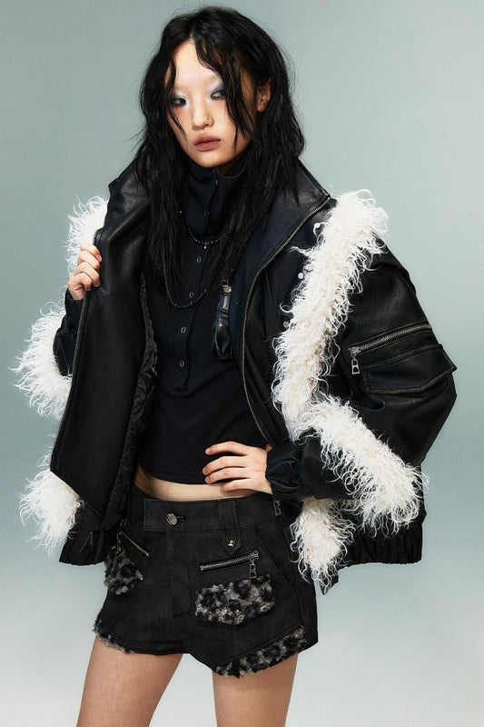 Autumn Vintage Punk Short Coat