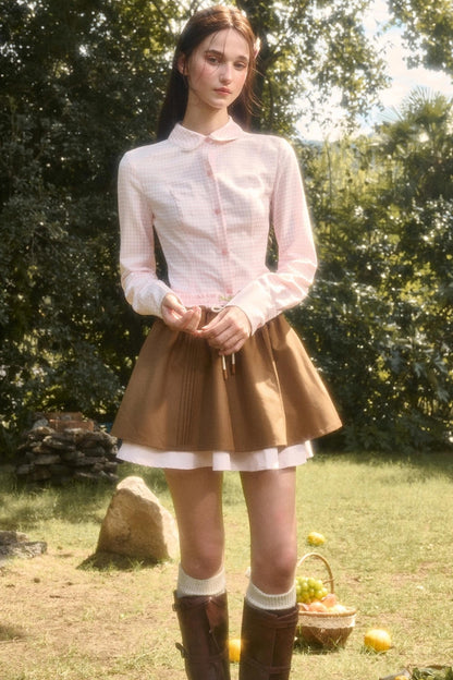 Organic Cotton Layered Skirt