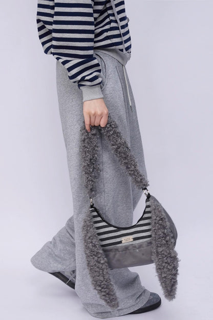 Rabbit Plush Crossbody Bag