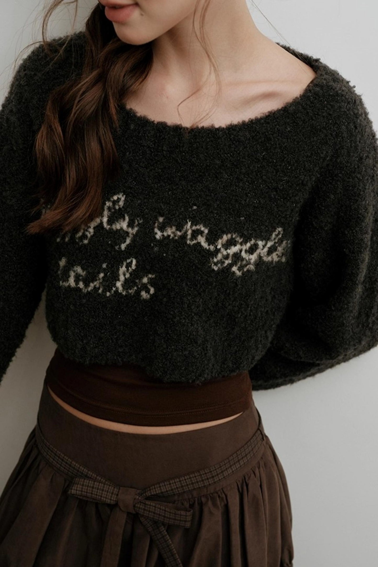 Light Luxury Wool Jacquard Sweater