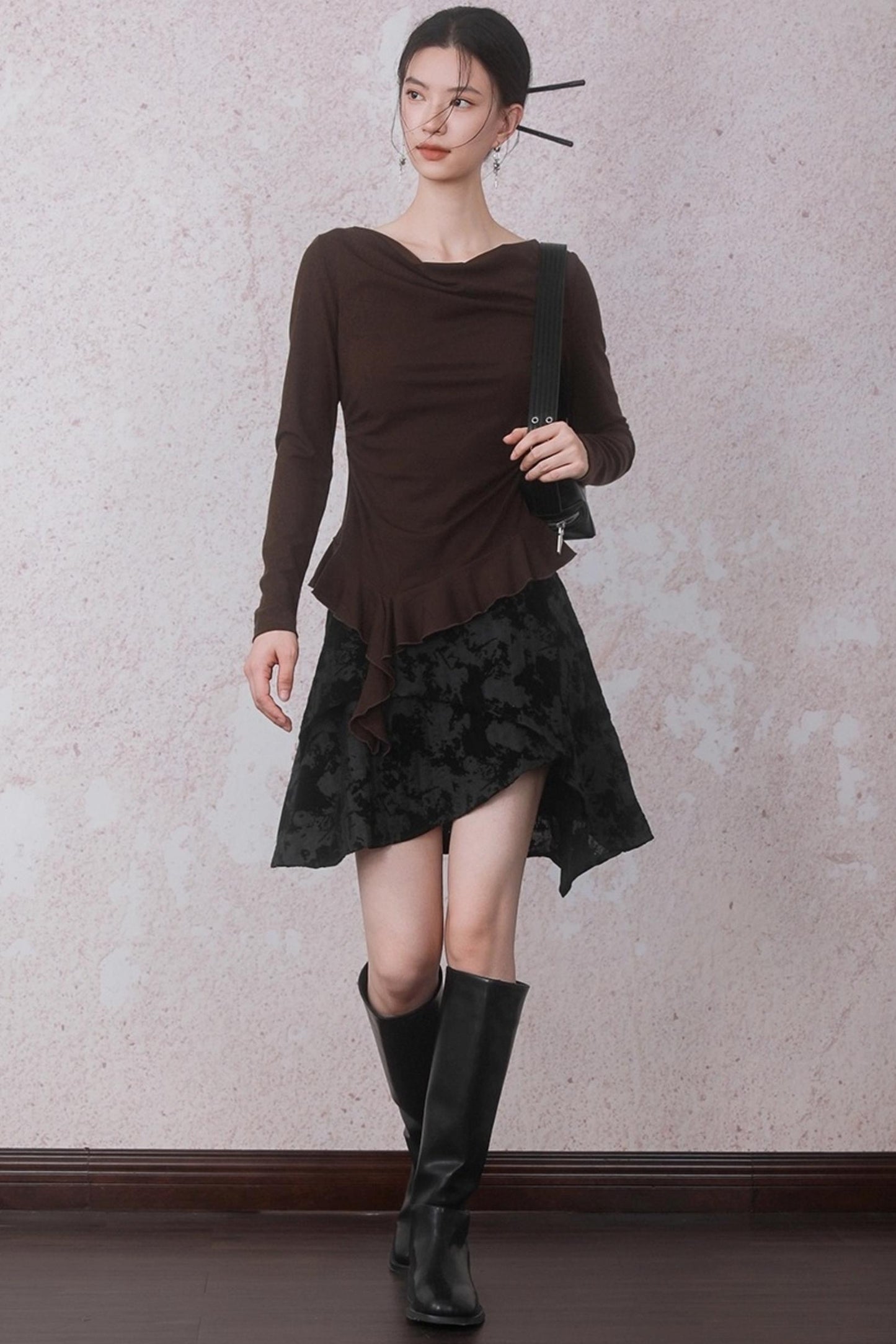 Autumn Cocoa Brown T-shirt