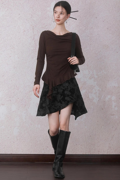 Autumn Cocoa Brown T-shirt