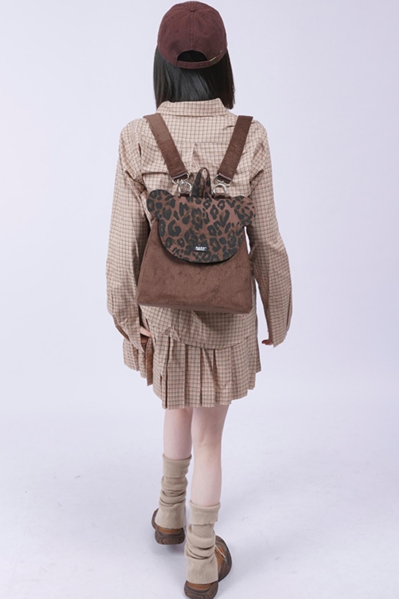 Patchwork Bear Crossbody Bag