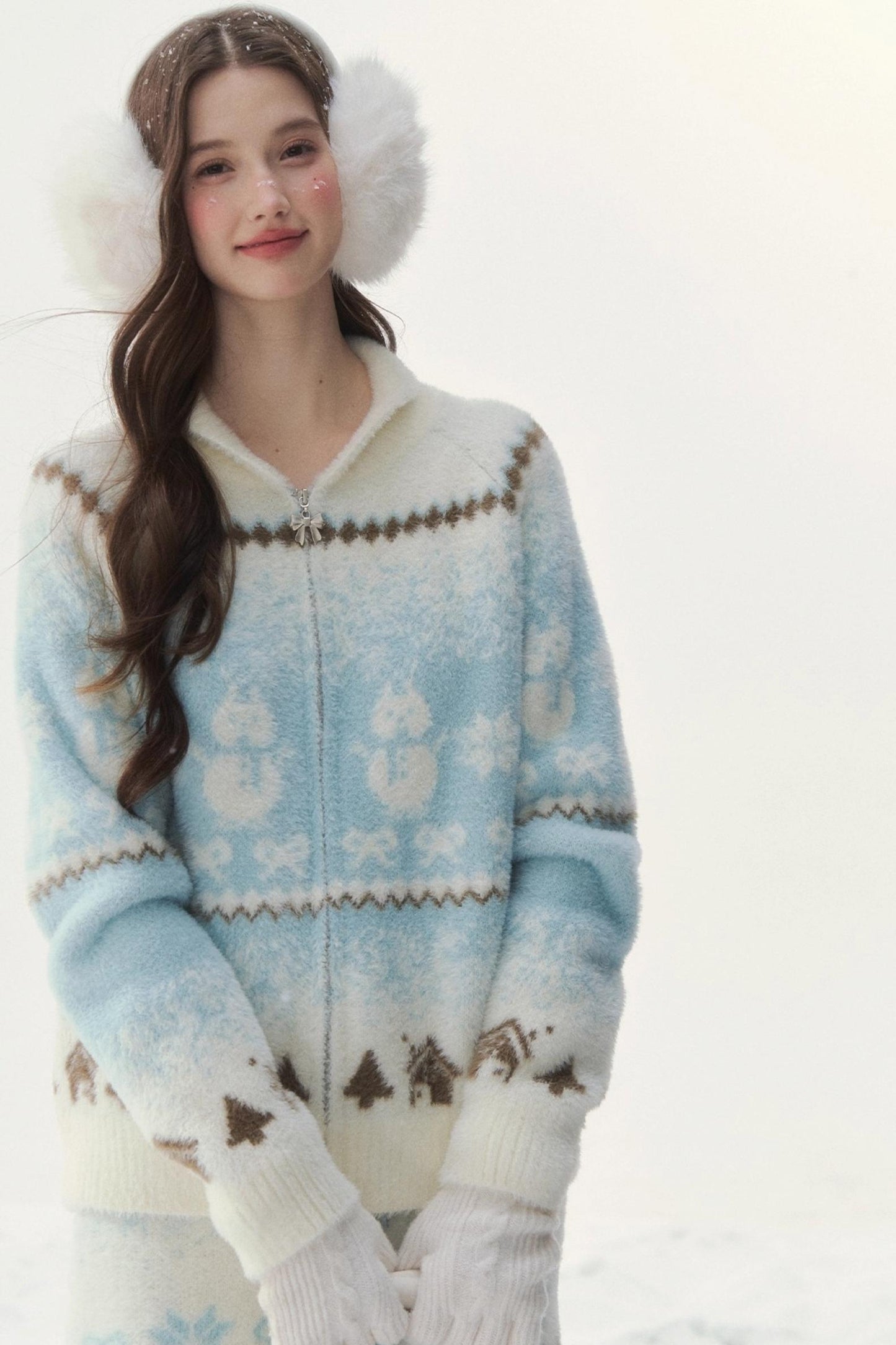 First Snow Nerzjacke und Rock Set