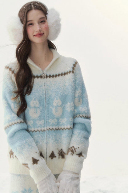 First Snow Nerzjacke und Rock Set